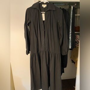 Black maxi/midi Anthropolgie dress. Never worn!